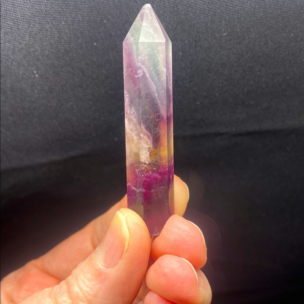 Rainbow Fluorite Tower 2.25” New